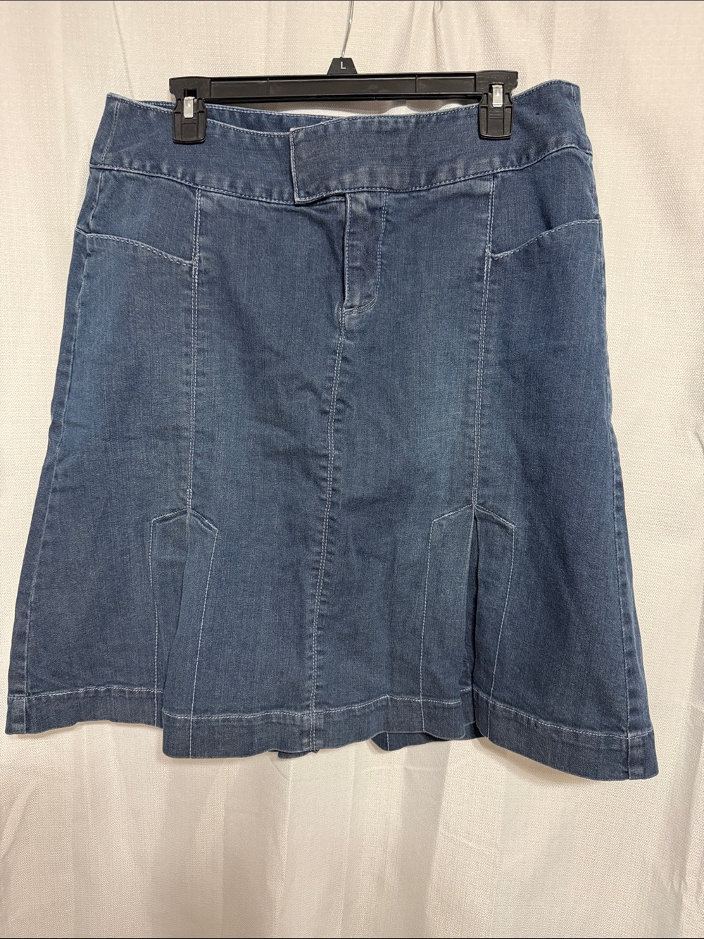 Lane Bryant Blue A-Line Denim Skirt